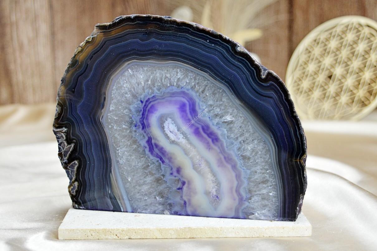 ACHATOVÁ Geóda #9 Duchovný rast, Emocionálna úľava, Odvaha 1,5kg