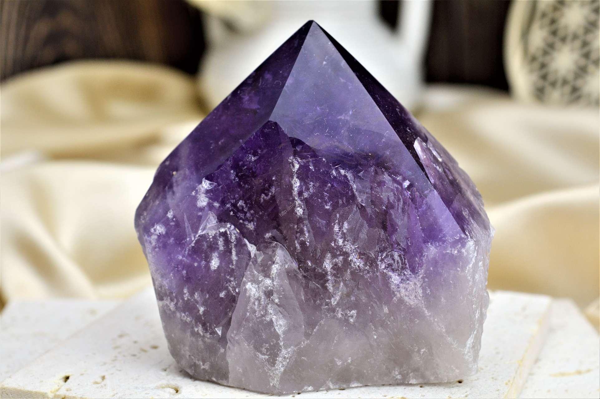 AMETYSTOVÝ surový hrot Božskej Energie a Mieru 3 Extra Kvalita – Obrázok 2