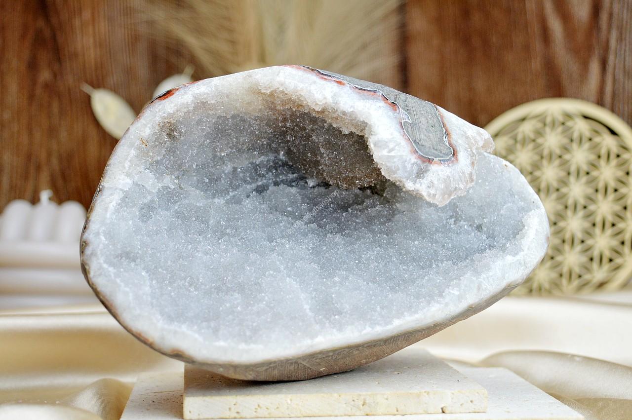 Exkluzívna drúza AMETYST ŠEDÝ #5 Extra kvalita Uruguay - Božskosť, Intuícia, Rovnováha, pokojný Spánok 1,36kg