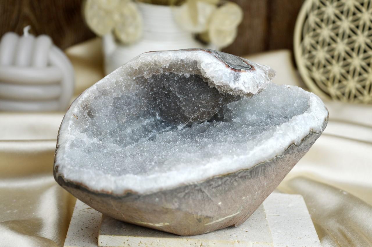 Exkluzívna drúza AMETYST ŠEDÝ #5 Extra kvalita Uruguay - Božskosť, Intuícia, Rovnováha, pokojný Spánok 1,36kg – Obrázok 3