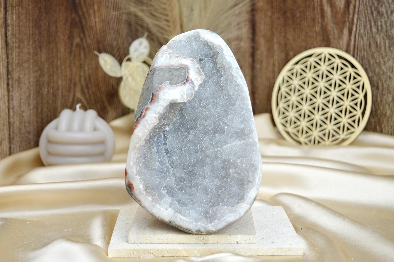 Exkluzívna drúza AMETYST ŠEDÝ #5 Extra kvalita Uruguay - Božskosť, Intuícia, Rovnováha, pokojný Spánok 1,36kg