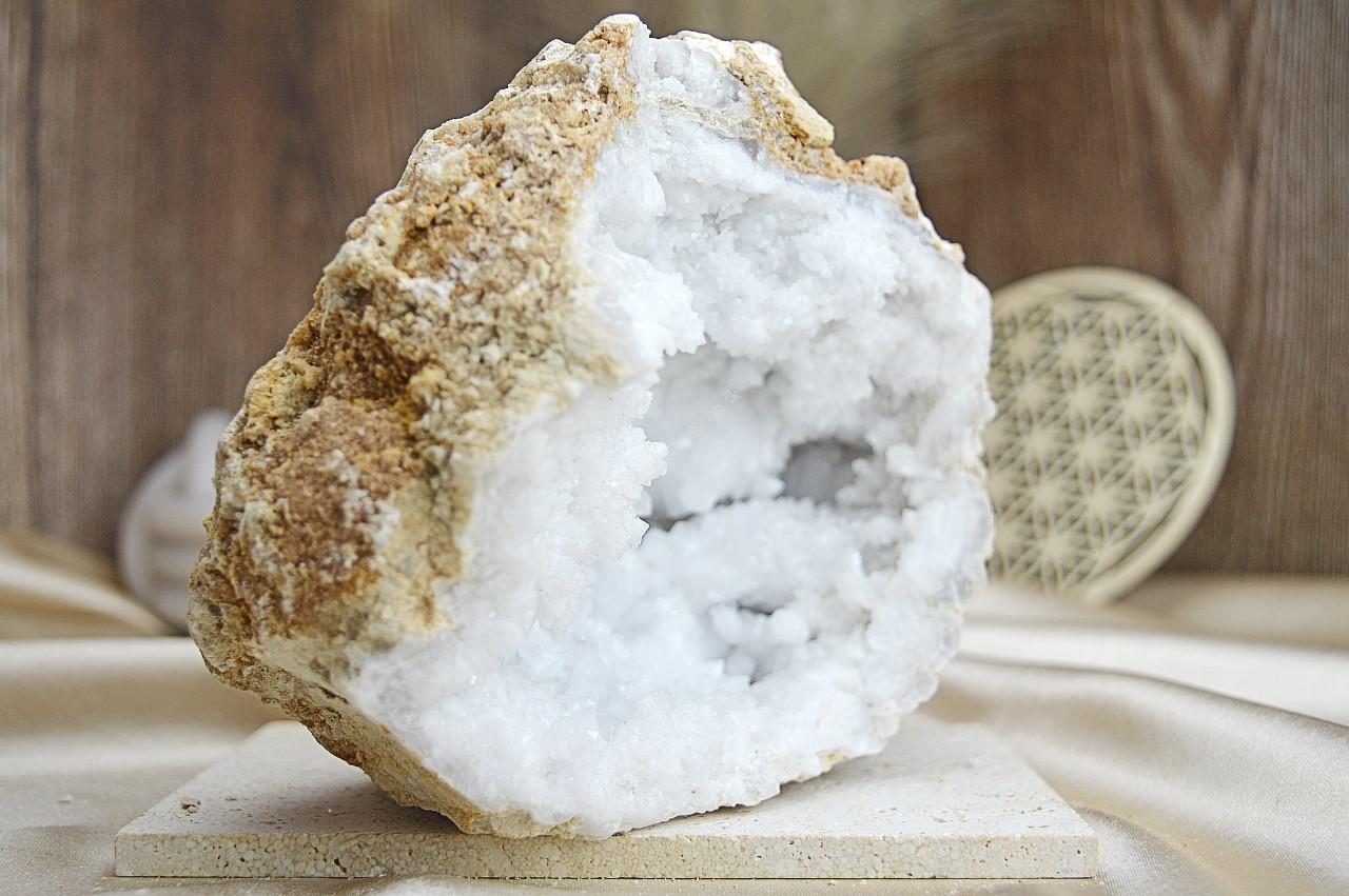 KRIŠTÁĽOVÁ geóda #1, 1,32 kg - Svetlo na Zemi, Majster liečiteľ, Manifestovanie, Sila, Energia – Obrázok 2