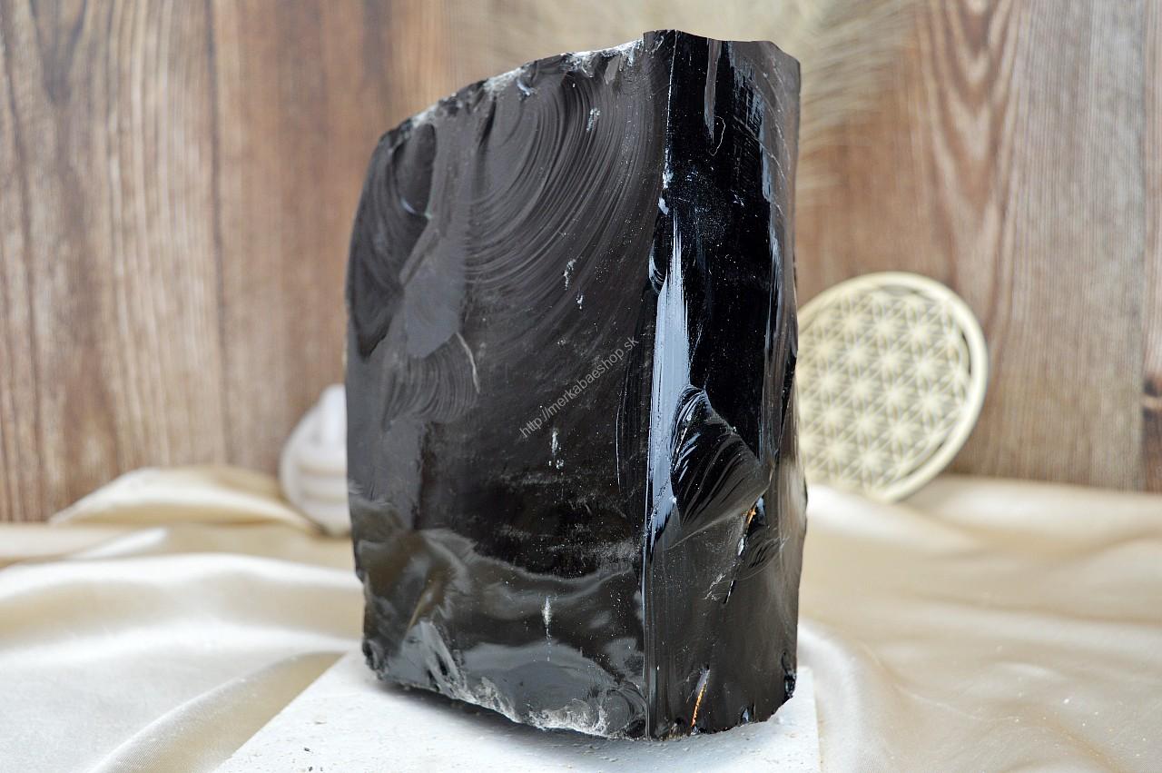 Surový OBSIDIÁN STRIEBORNÝ #2 - 3,97kg - kameň Manifestácie a Ochrany AAA kvalita – Obrázok 3