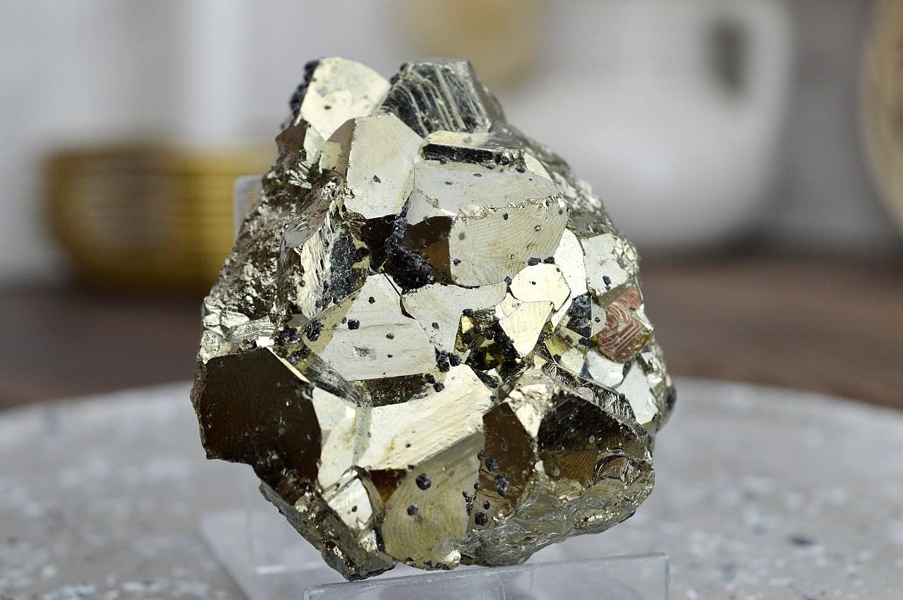 PYRITOVÁ drúza #17 Hojnosť, Šťastie, Ochrana, Manifestácia