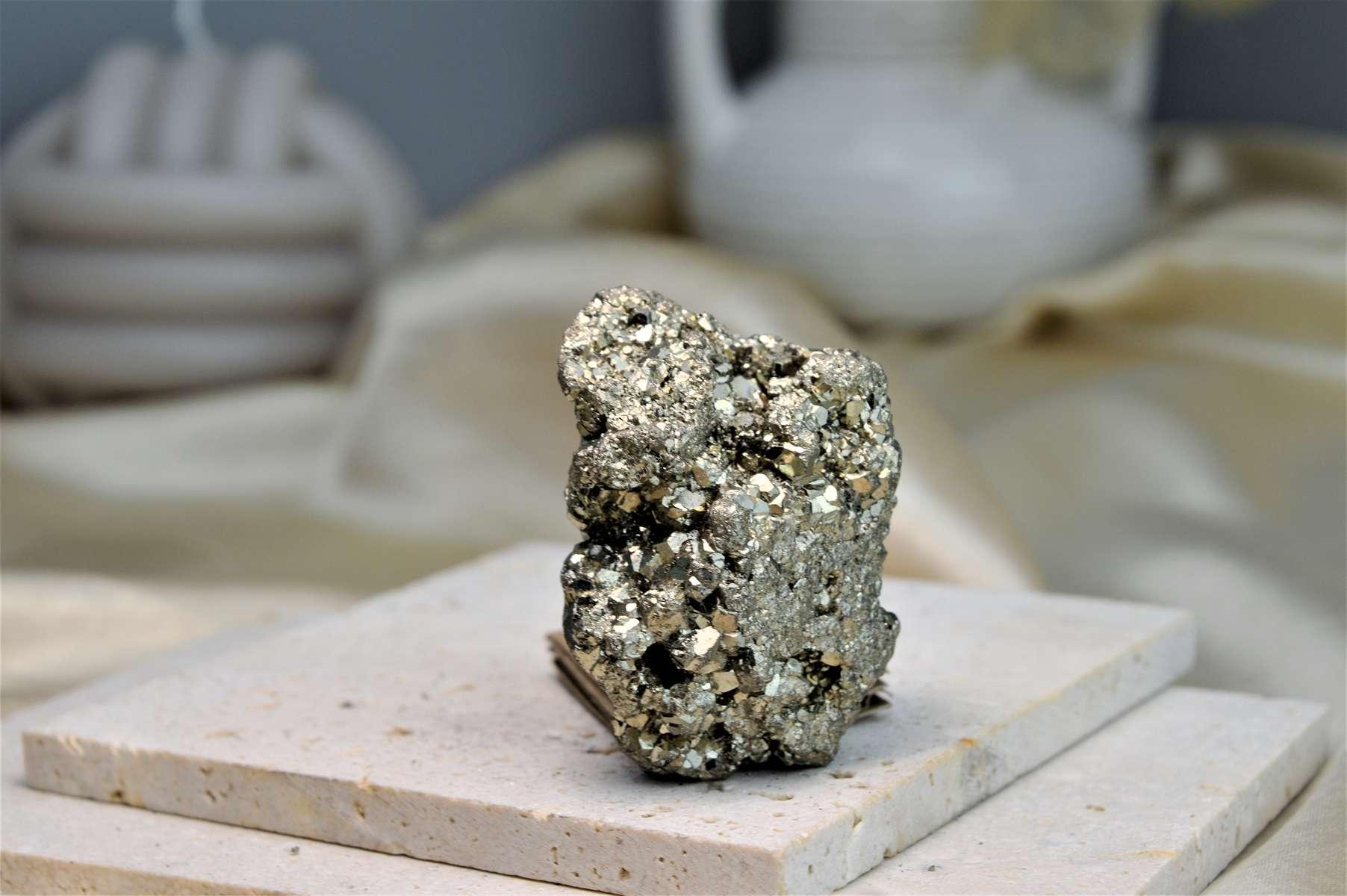 PYRITOVÁ drúza #6 Hojnosť, Šťastie, Ochrana, Manifestácia