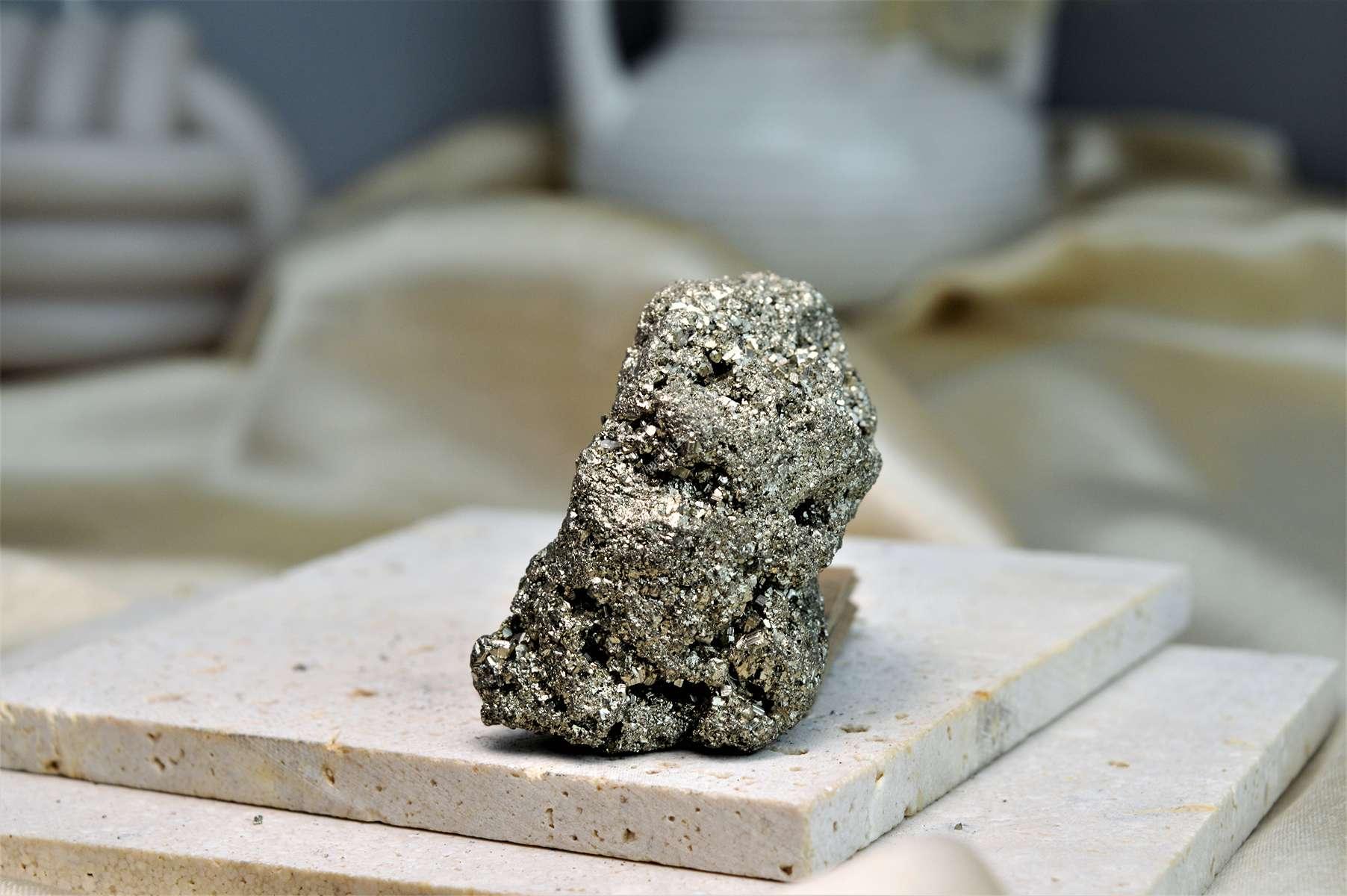 PYRITOVÁ drúza #9 Hojnosť, Šťastie, Ochrana, Manifestácia