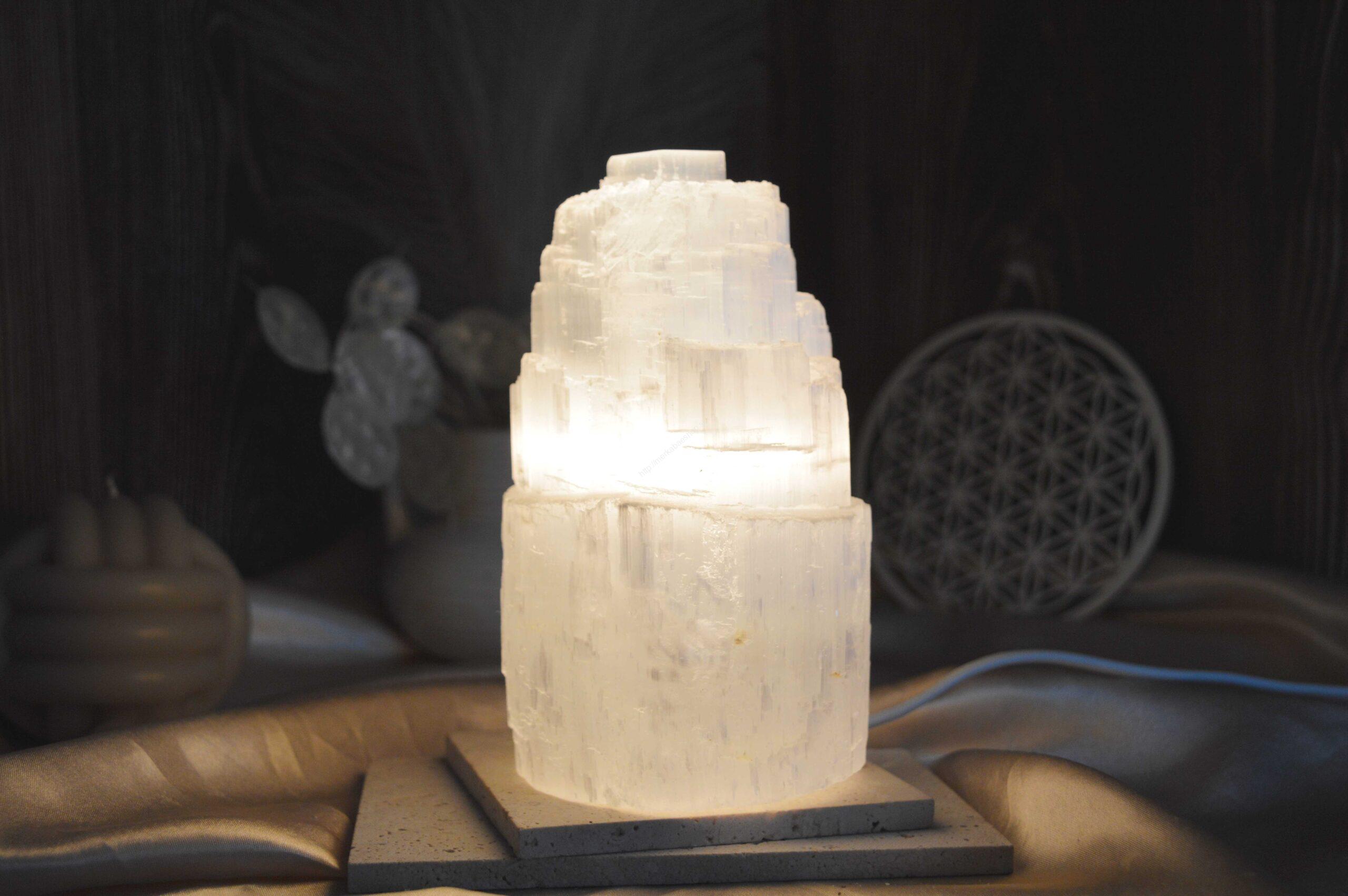 Vysokovibračná El. lampa zo SELENITU 15cm (230V)