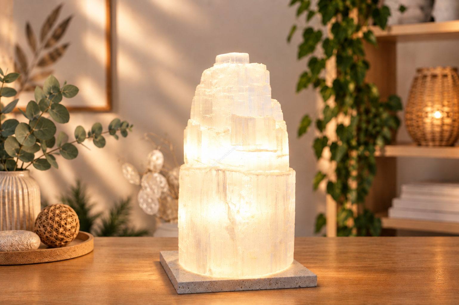 Vysokovibračná El. lampa zo SELENITU 15cm (230V)