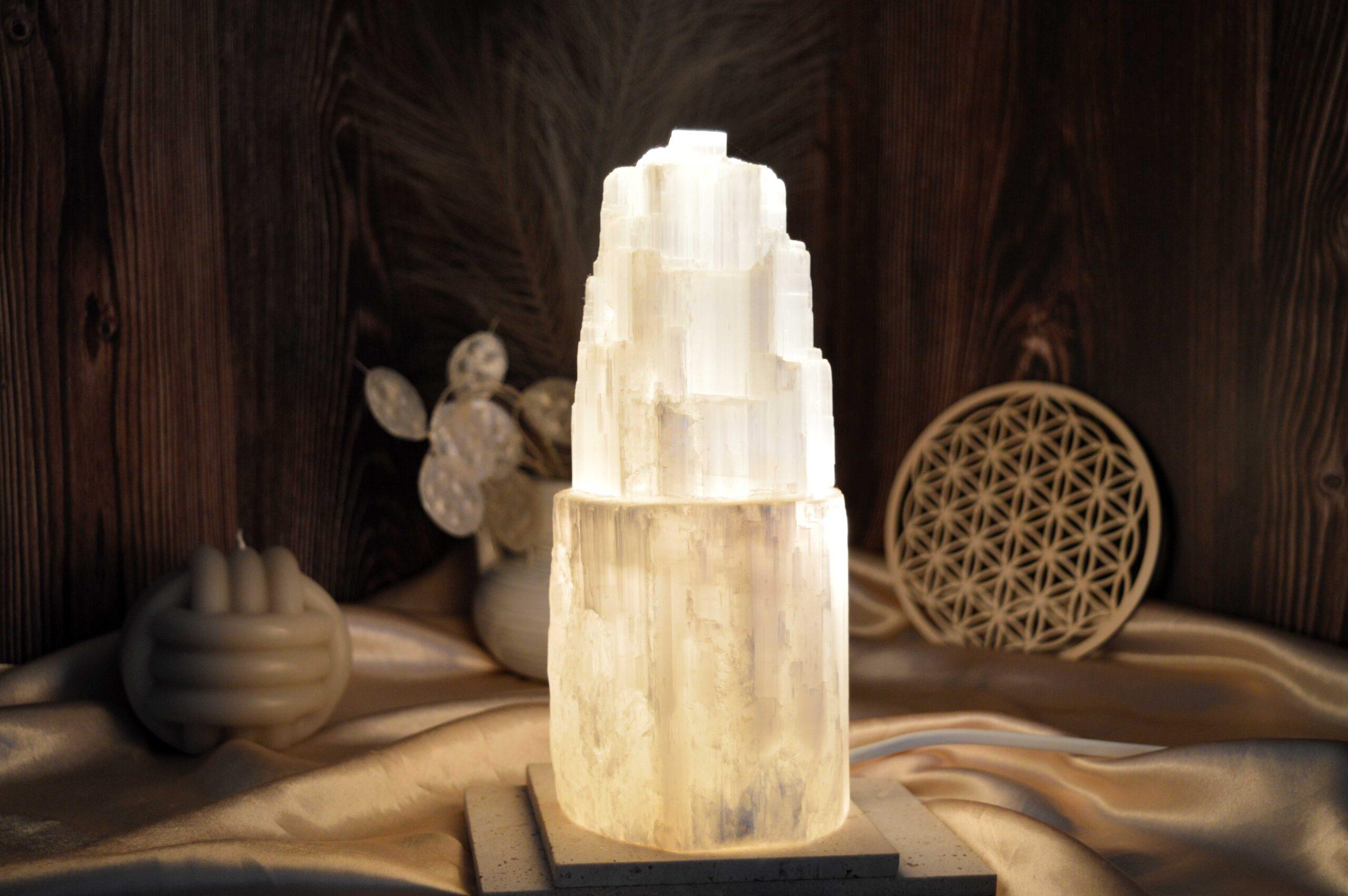 Vysokovibračná El. lampa zo SELENITU 20cm (230V)