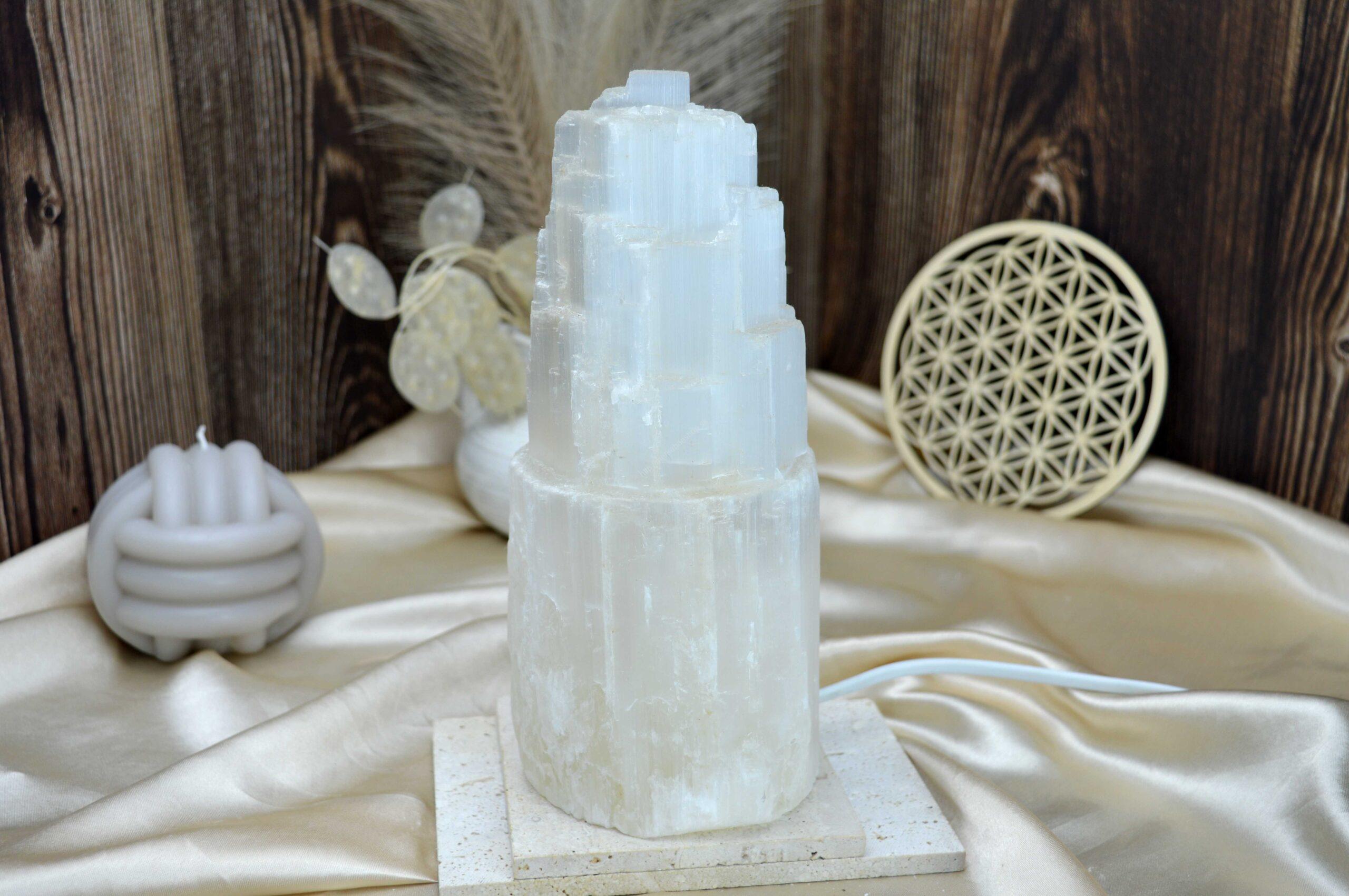 Vysokovibračná El. lampa zo SELENITU 20cm (230V)