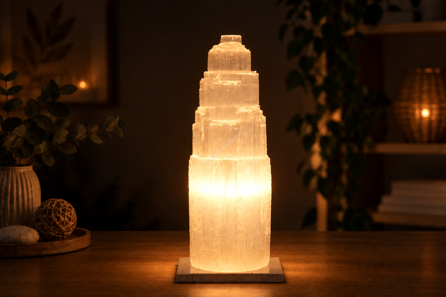 Vysokovibračná El. lampa zo SELENITU 25cm (230V)