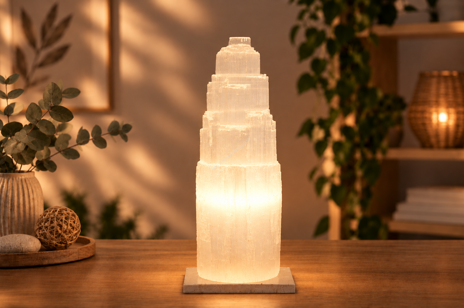 Vysokovibračná El. lampa zo SELENITU 25cm (230V)