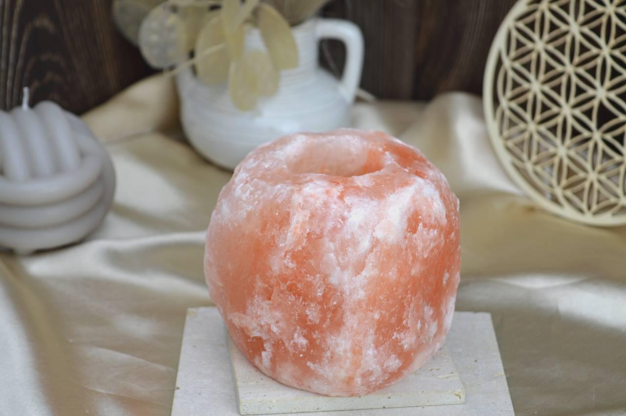 Svietnik z Himalájskej soli 1,1 - 1,3kg – Obrázok 3