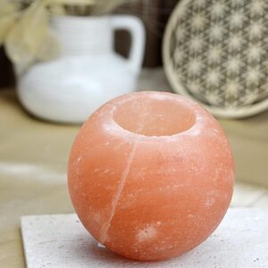 svietnik z himalájskej soli-guľa