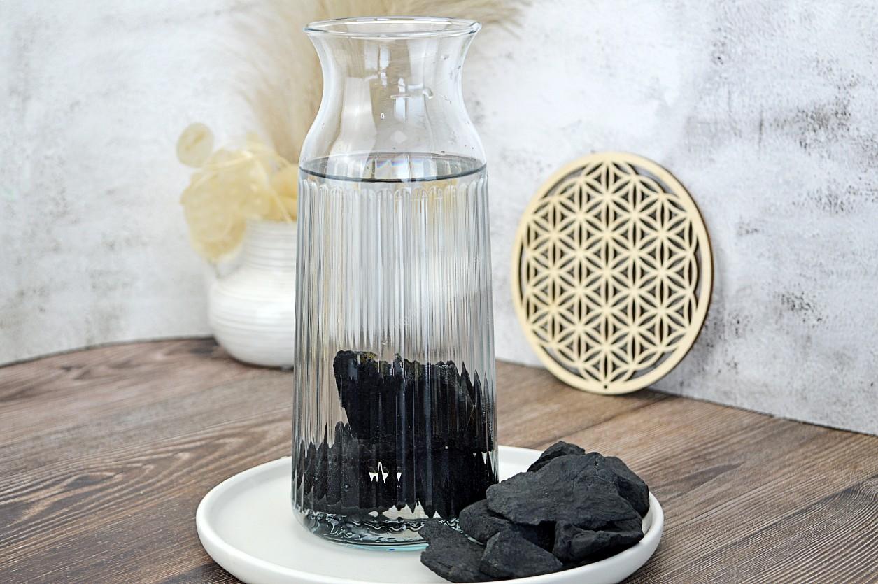 ŠUNGIT na prírodné filtrovanie vody 250g Väčšie kusy AAA Kvalita (Karélia)