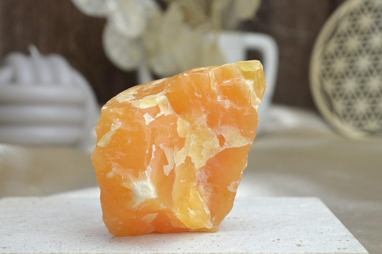 Surový KALCIT Oranžový #5 - Radosť, Sexualita, Kreativita, Energia, Vzťahy