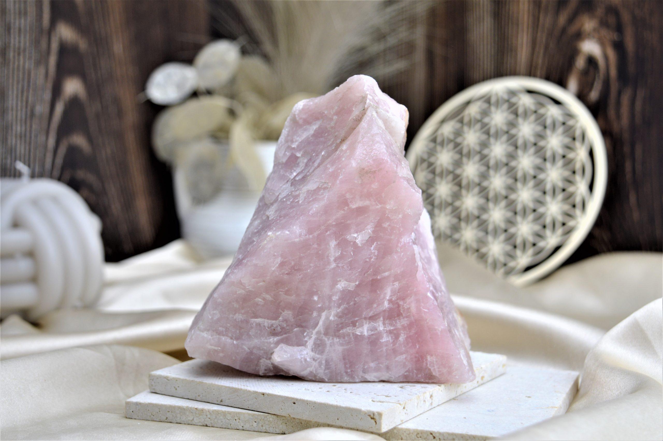 Surový RUŽENÍN 1 - Bezpodmienečná Láska, Sebaláska, Odpustenie, Radosť, Srdcová Čakra