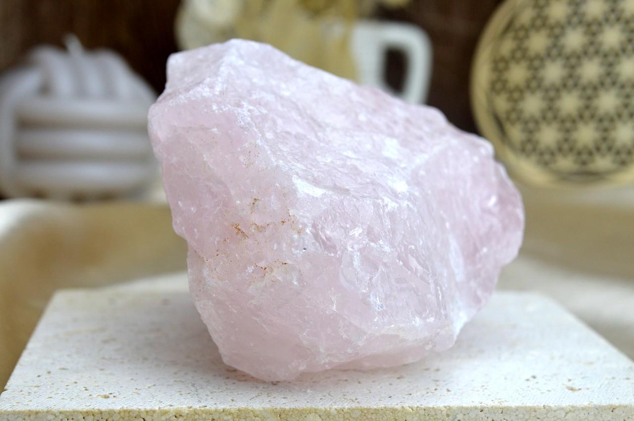 surový RUŽENÍN #2- Bezpodmienečná Láska, Sebaláska, Odpustenie, Radosť, Srdcová Čakra