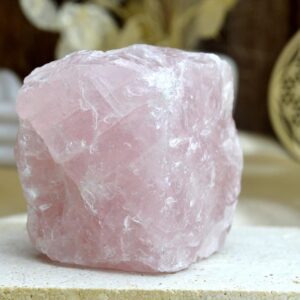 surový RUŽENÍN #4- Bezpodmienečná Láska, Sebaláska, Odpustenie, Radosť, Srdcová Čakra