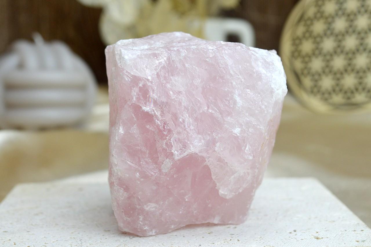 surový RUŽENÍN #4- Bezpodmienečná Láska, Sebaláska, Odpustenie, Radosť, Srdcová Čakra