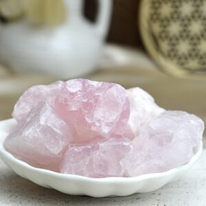 SurovýRUŽENÍN kamienky – Bezpodmienečná Láska, Sebaláska, Odpustenie, Radosť, Srdcová Čakra