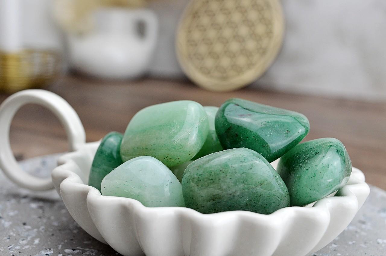 Kamienky AVANTURÍN ZELENÝ - Šťastie, Hojnosť, Srdce, Vitalita, Zdravie