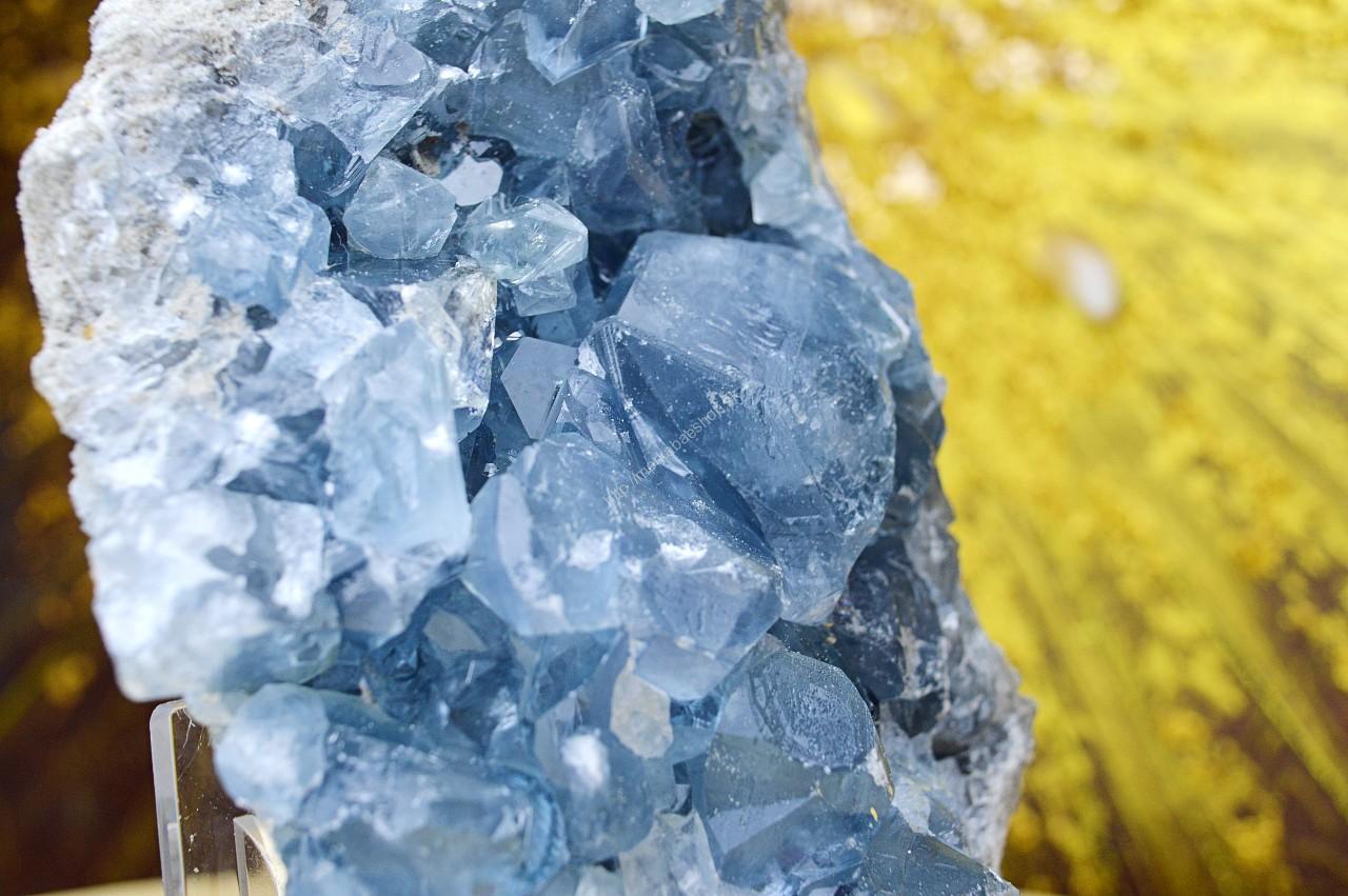 Drúza CELESTÍN #14 -1,77kg- Spojenie s Anjelmi, Pokoj, Harmónia, Prebudenie AAA Kvalita – Obrázok 4