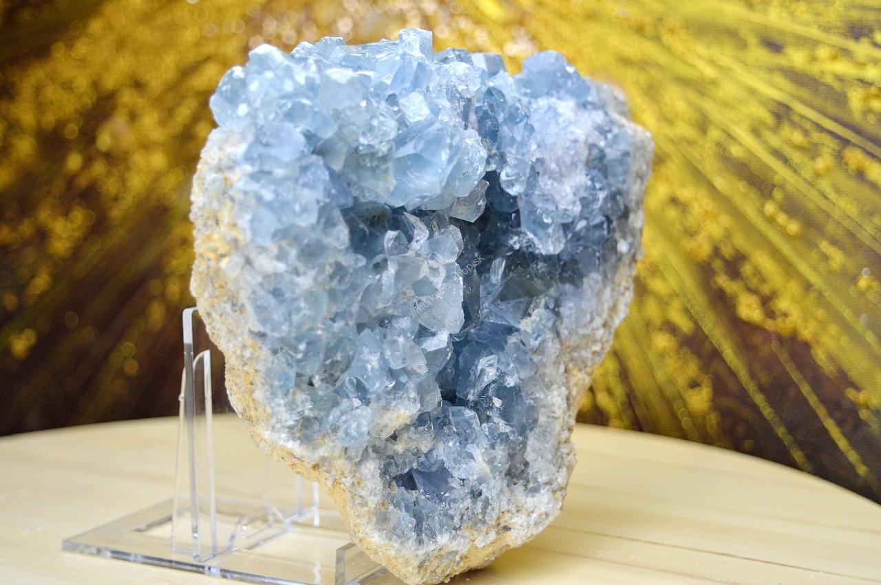 Drúza CELESTÍN #15 -2,43kg- Spojenie s Anjelmi, Pokoj, Harmónia, Prebudenie AAA Kvalita