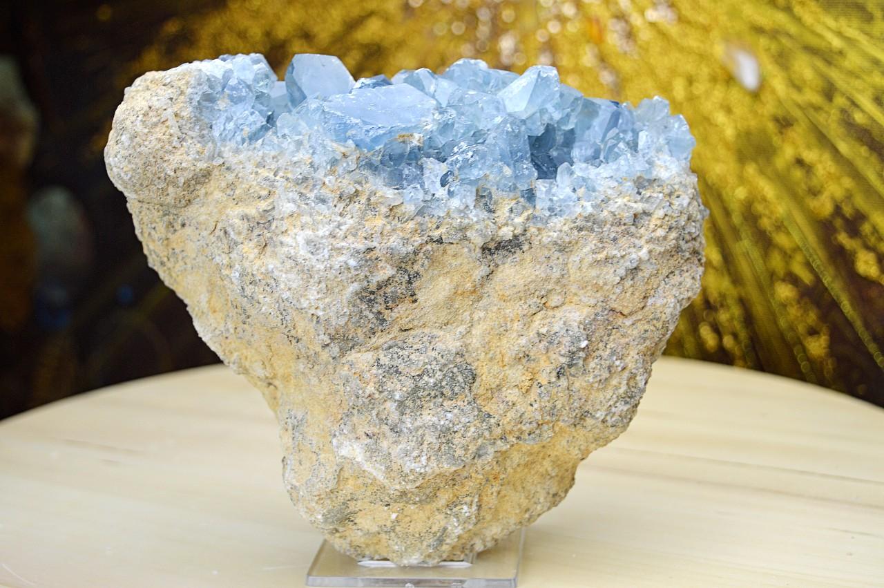 Drúza CELESTÍN #15 -2,43kg- Spojenie s Anjelmi, Pokoj, Harmónia, Prebudenie AAA Kvalita – Obrázok 4