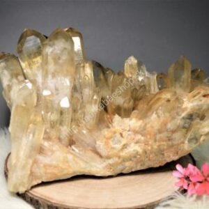 Drúza z Pravého CITRÍNU/Fantóm 6,2kg - Hojnosť, Radosť, Šťastie, Zdravé trávenie, Znižuje Strach a Obavy