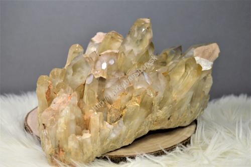 Drúza z Pravého CITRÍNU/Fantóm 7,4 kg- Hojnosť, Radosť, Šťastie, Zdravé trávenie, Znižuje Strach a Obavy – Obrázok 6