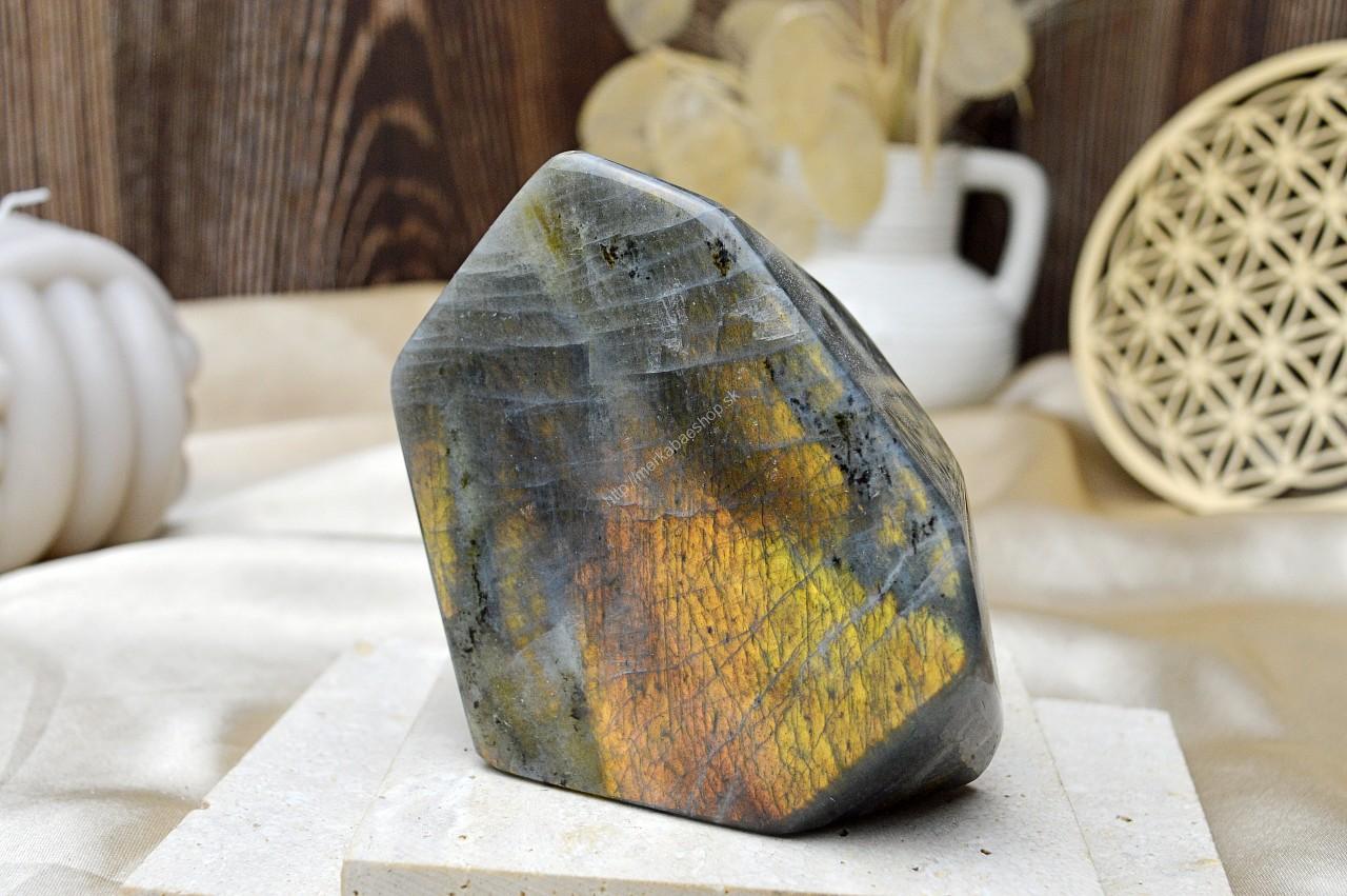 Free Form LABRADORIT #1 -Intuícia, Ochrana, Premena, Napredovanie, Prekonanie prekážok AAA Kvalita