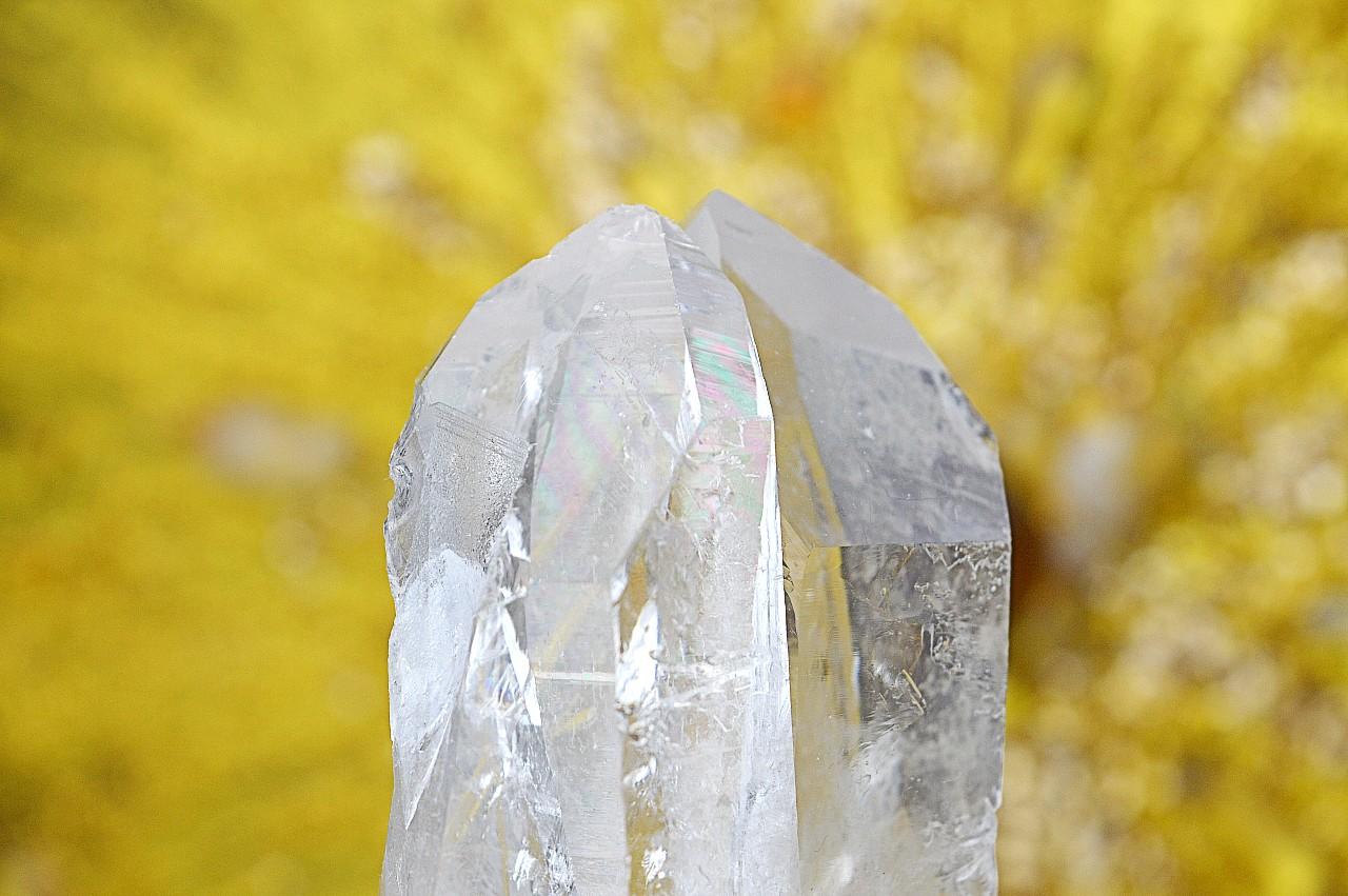 Vysoko-vibračný prírodný KRIŠTÁĽOVÝ LEMURSKÝ hrot DVOJPLAMEŇ #3 – Obrázok 3