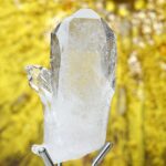 Vysoko-vibračný prírodný KRIŠTÁĽOVÝ LEMURSKÝ hrot #5