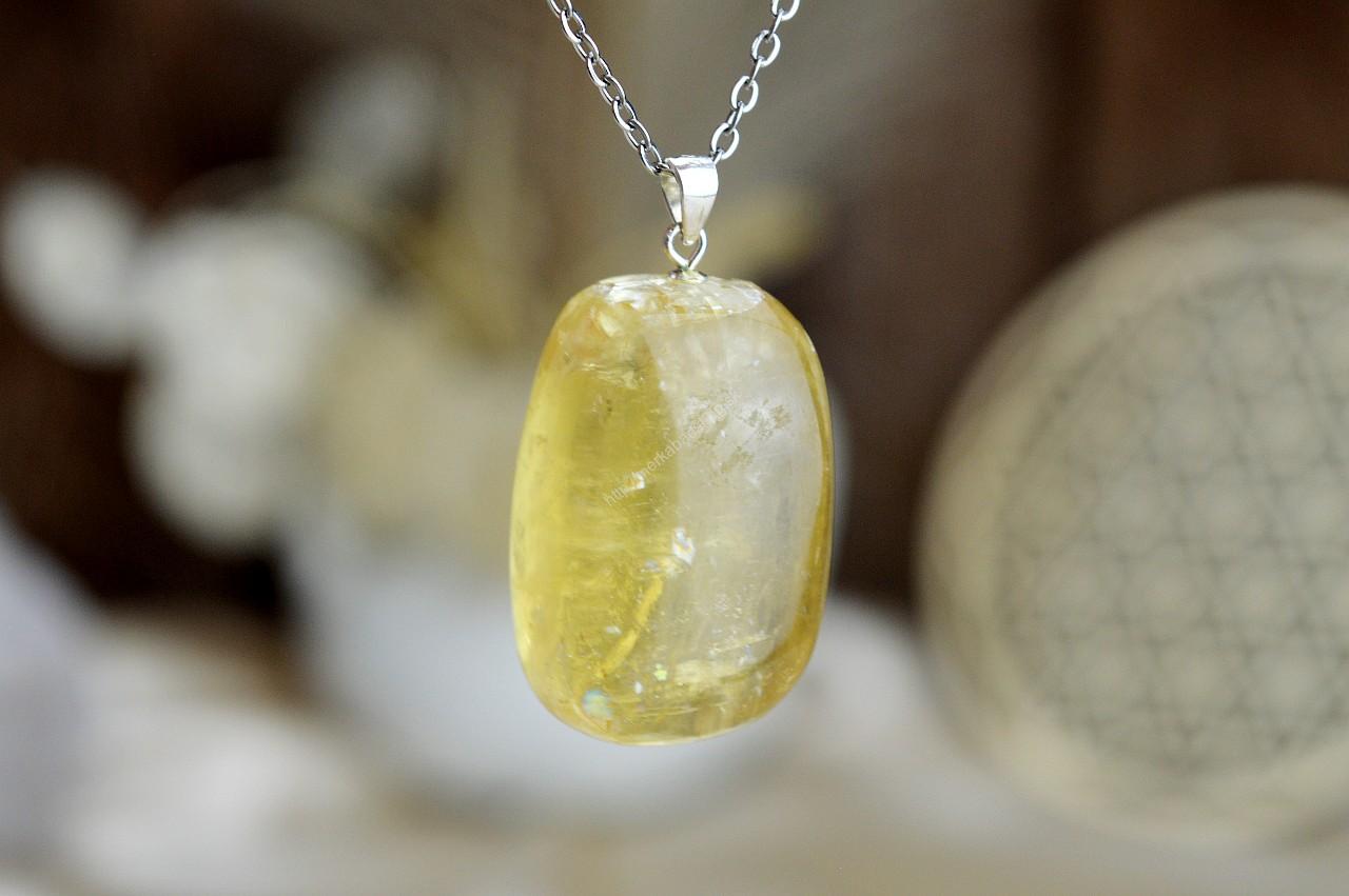 prívesok KALCIT Optický Ag925 #1 – Radosť, Sexualita, Kreativita, Energia, Vzťahy