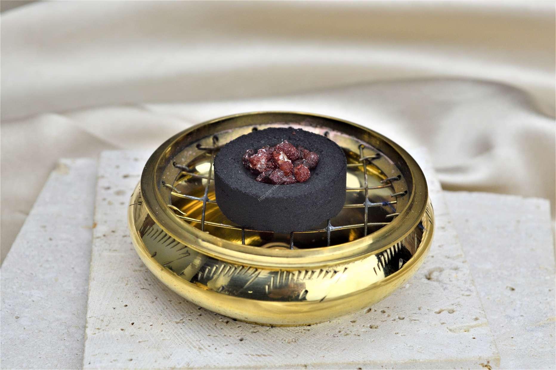 Kadidelnica mosadzná kotlík M s mriežkou – Obrázok 2