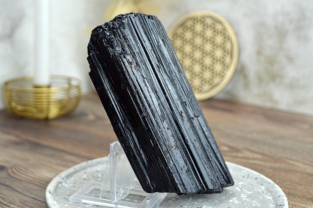 surový ČIERNY TURMALÍN/SKORYL #5 - 1kg AAA Kvalita– Ochrana, Očista od toxickej energie, Zmierňuje stres a strach