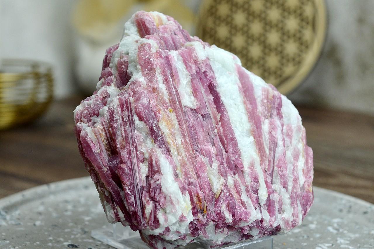 Surový RUBELIT/ČERVENÝ TURMALÍN #1 – Hlboké liečenie, Šťastie, Láska, Podpora Libida AAA Kvalita