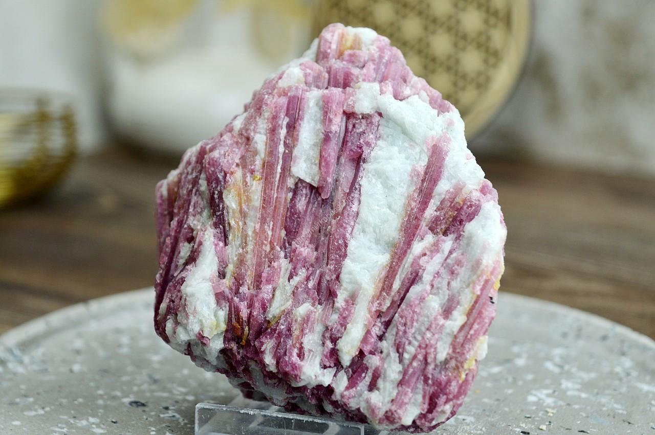 Surový RUBELIT/ČERVENÝ TURMALÍN #1 – Hlboké liečenie, Šťastie, Láska, Podpora Libida AAA Kvalita