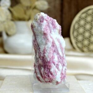 Surový RUBELIT/ČERVENÝ TURMALÍN #2 – Hlboké liečenie, Šťastie, Láska, Podpora Libida