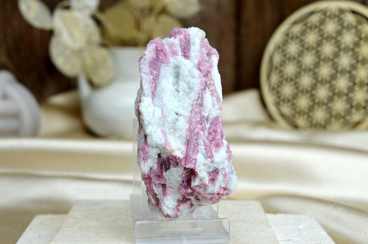 Surový RUBELIT/ČERVENÝ TURMALÍN #2 – Hlboké liečenie, Šťastie, Láska, Podpora Libida