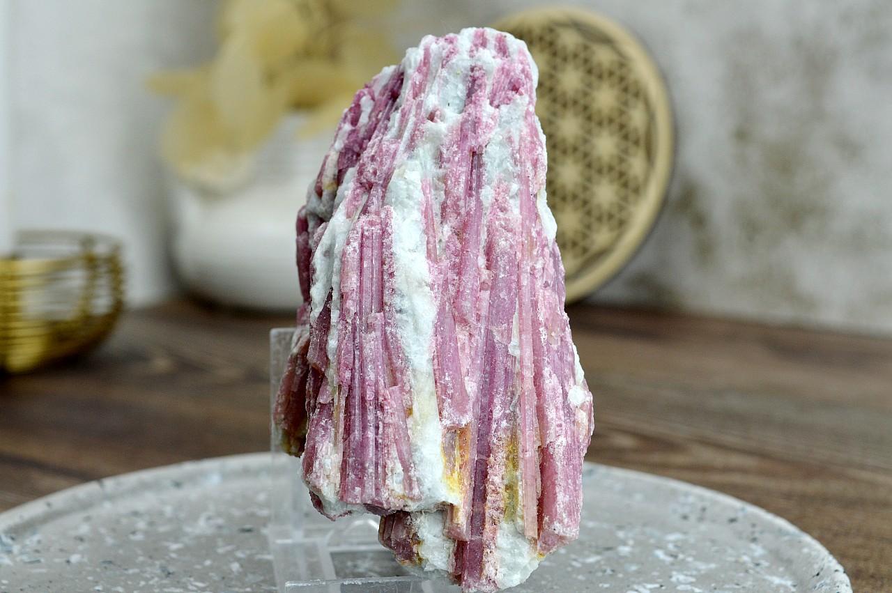 Surový RUBELIT/ČERVENÝ TURMALÍN #3 EXTRA KVALITA – Hlboké liečenie, Šťastie, Láska, Podpora Libida