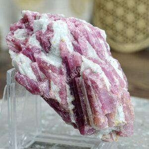 Surový RUBELIT/ČERVENÝ TURMALÍN #4 - EXTRA KVALITA – Hlboké liečenie, Šťastie, Láska, Podpora Libida