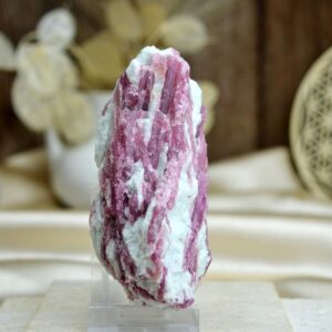 Surový RUBELIT/ČERVENÝ TURMALÍN #5 - EXTRA KVALITA – Hlboké liečenie, Šťastie, Láska, Podpora Libida