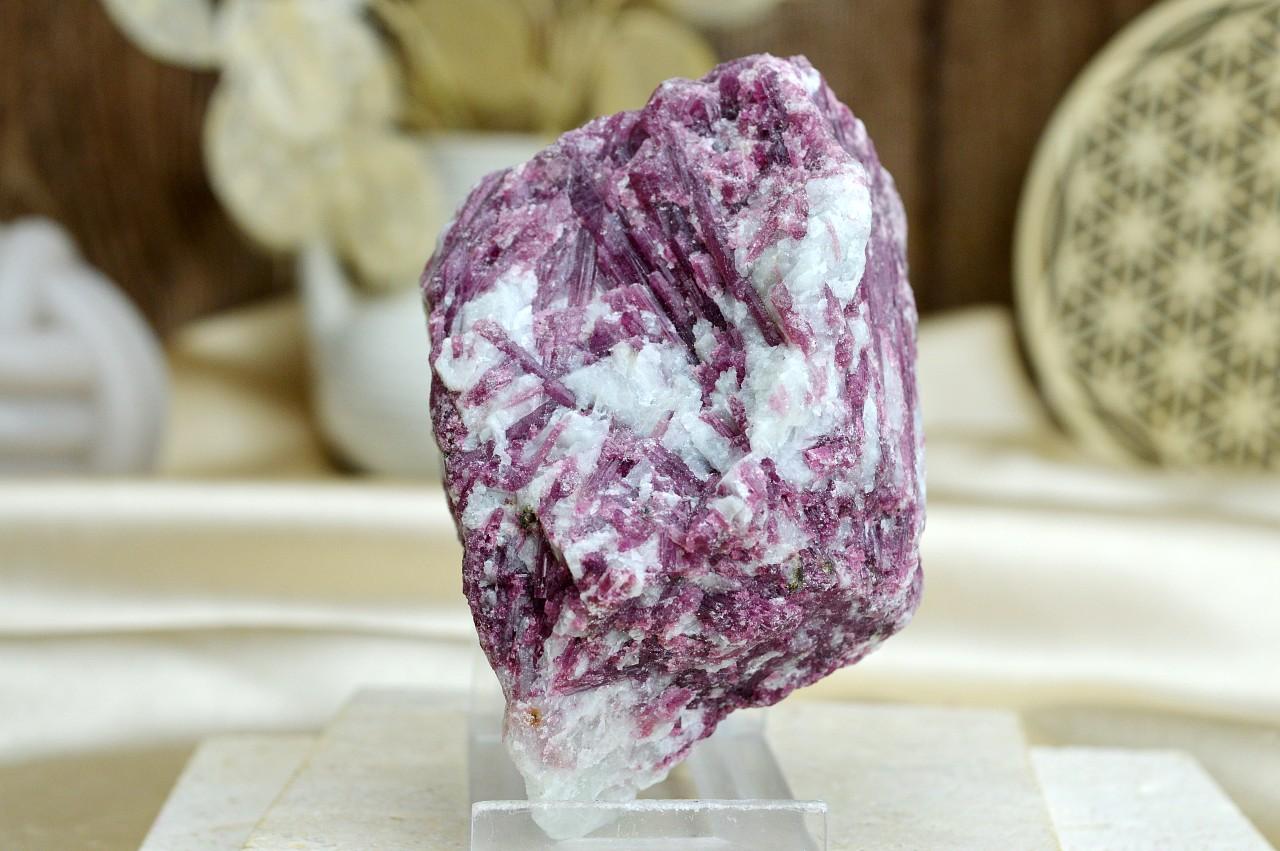 Surový RUBELIT/ČERVENÝ TURMALÍN #7 -0,37Kg- EXTRA KVALITA – Hlboké liečenie, Šťastie, Láska, Podpora Libida (Kópia) – Obrázok 3