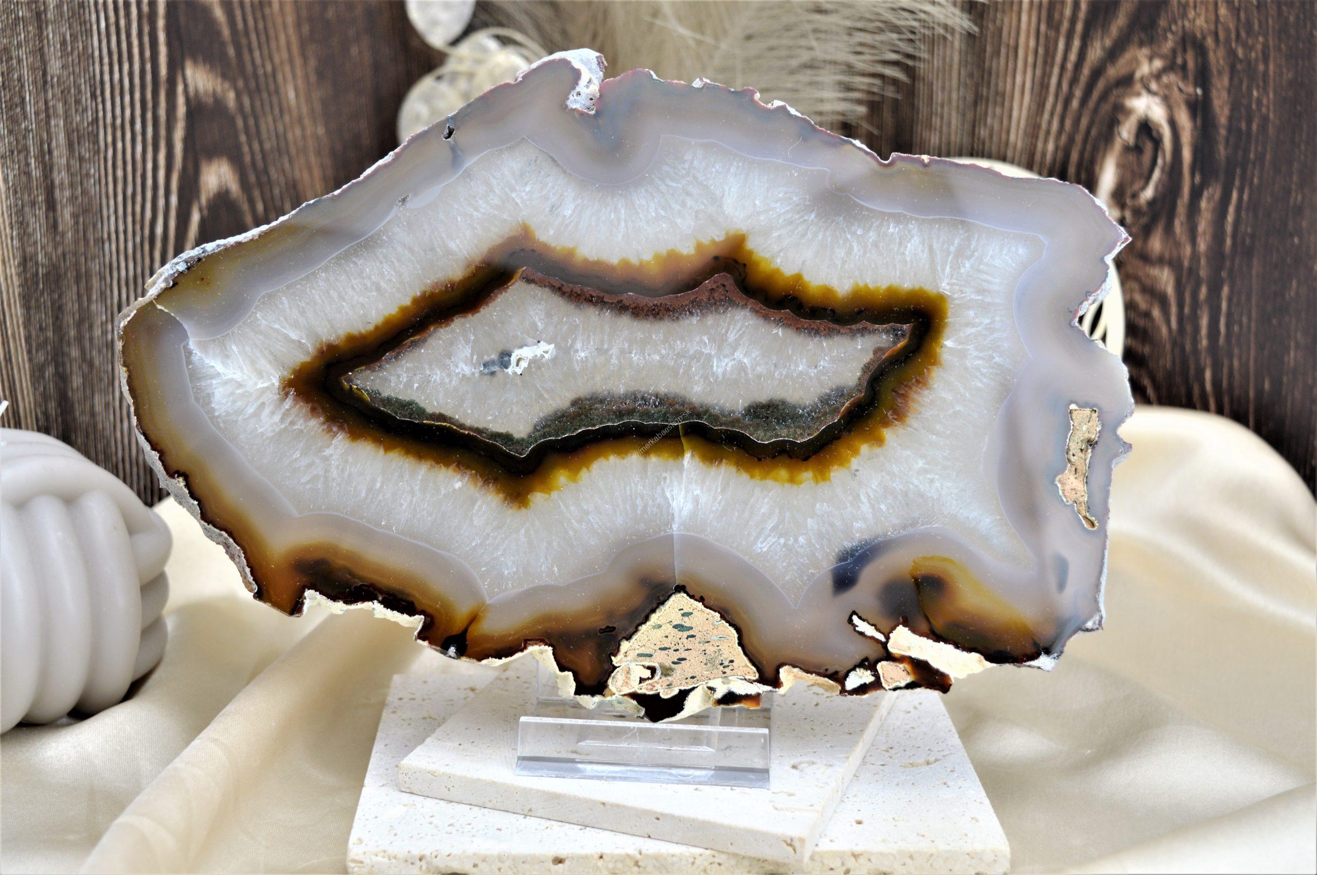 ACHÁTOVÝ plát sebavedomia a kreativity CRAZY LACE 24,5 cm