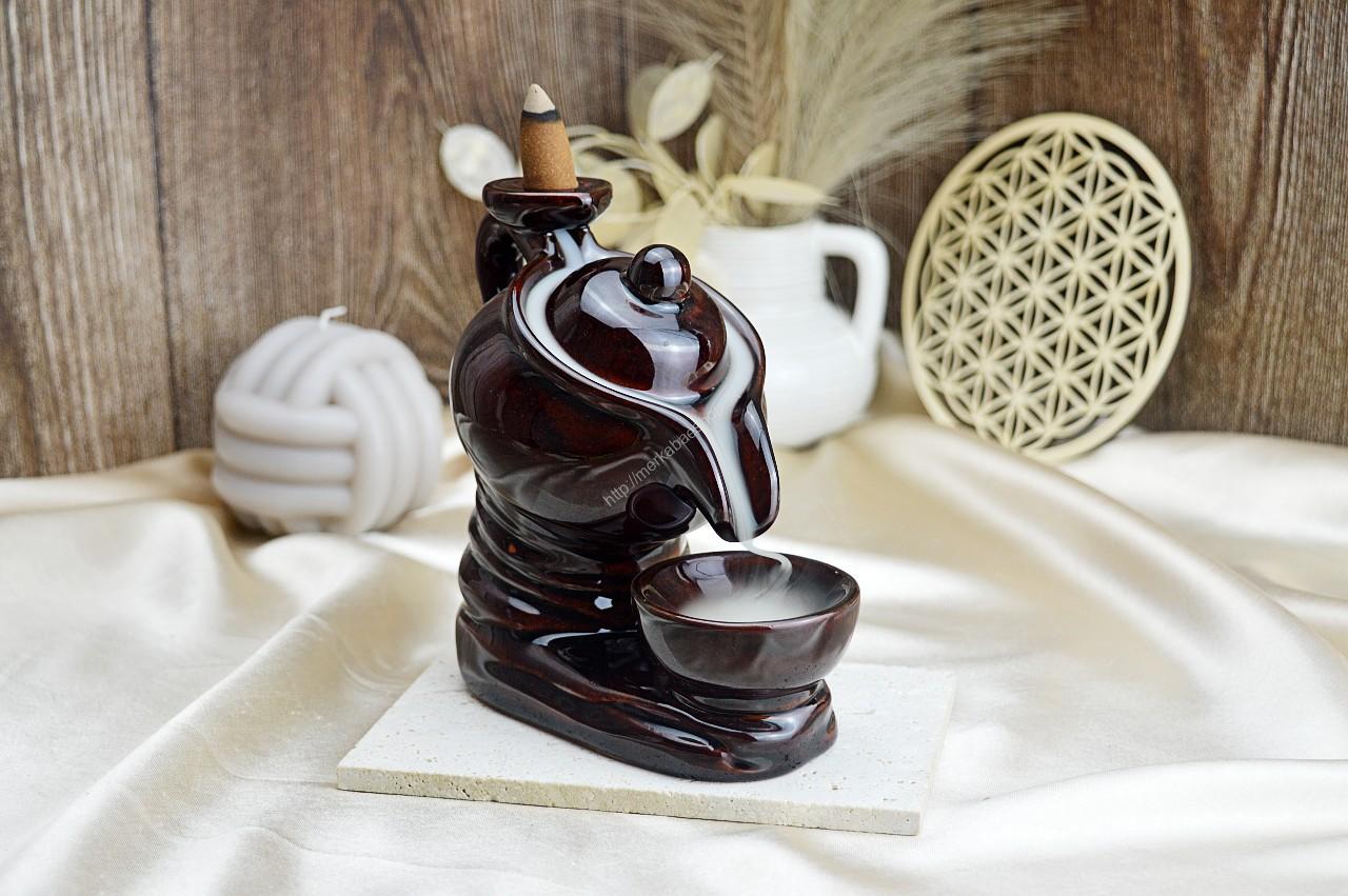 Stojan na Vonné Kužele Tečúci Dym/ Back flow -Čajník