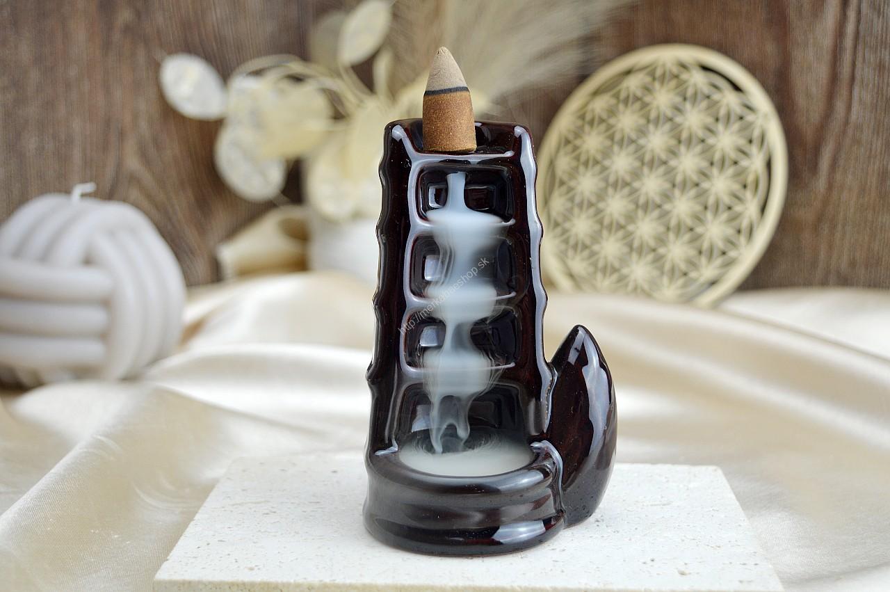 Stojan na Vonné Kužele "Tečúci Dym"/ Back flow - Vodopád hnedý