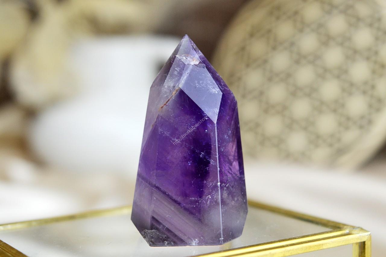 Generátor/obelisk AMETYST - OKNO #1 - Božskosť, Intuícia, Rovnováha, pokojný Spánok