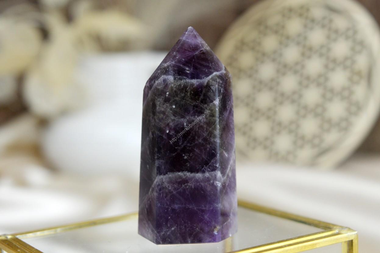 Generátor/obelisk AMETYST #6 - Božskosť, Intuícia, Rovnováha, pokojný Spánok